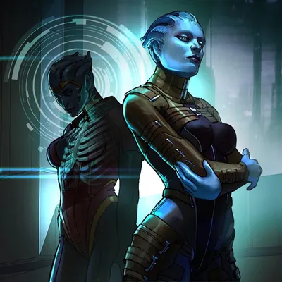 Обои Mass Effect 2 black, картинки - Обои для рабочего стола Mass Effect 2  black фото из альбома: (игры)