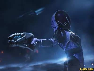Тали'Зора из Mass Effect — косплей на соратницу Шепарда