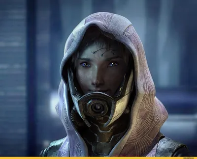 Косплей на соратницу Шепарда Тали'Зора из Mass Effect