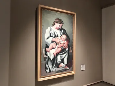 Пабло Пикассо - Мать и дитя, 1903, 40×47 см: Описание произведения | Артхив