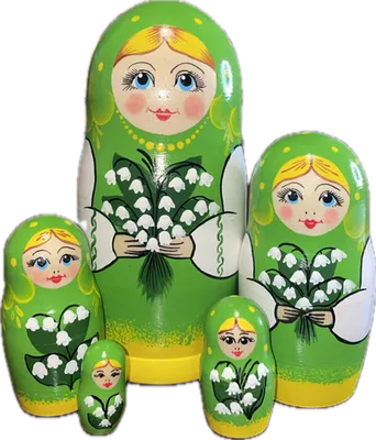 Matryoshka Dolls Lovely Wooden Handmade Bird Painted Russian Babushka Dolls  Toy