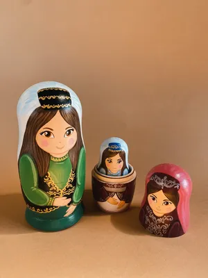 Матрешка 5-кукольная М05100304 11см. купить в Новосибирске - интернет  магазин Rich Family