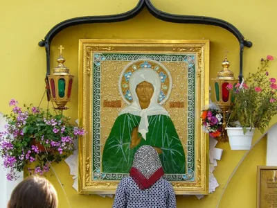 Матрона Московская икона | Иконописная мастерская Радонежъ