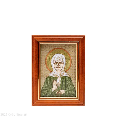 Икона 7×10 святая Блаженная Матрона Московская. – Дивеевские товары