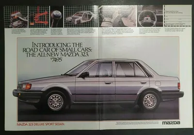 Amazon.com: 1989 Mazda 323 F - Vintage Press Photo : Everything Else