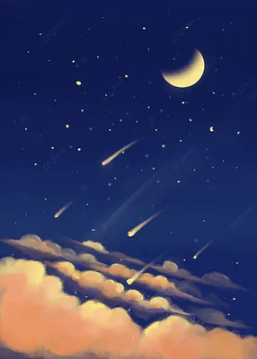 Cloud Meteor мечта ночь пустые обои фона Обои Изображение для бесплатной  загрузки - Pngtree