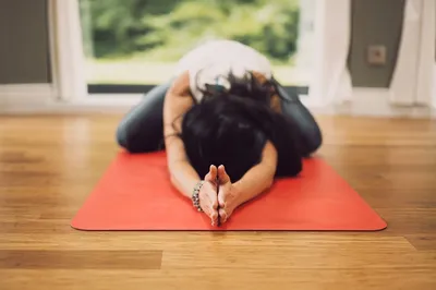 Креативная медитация Йога поза статуя йога девушка статуя для дома Декор  для гостиной | AliExpress