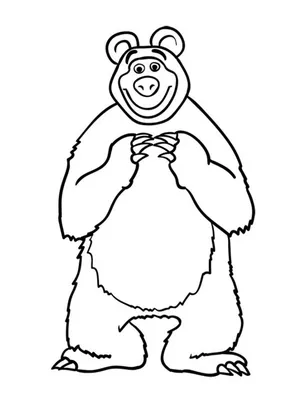 Как нарисовать Медведя Мишу - шаг 11 | Медведь, Рисунки, Детские рисунки