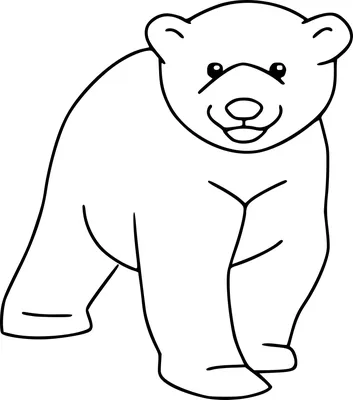Милый медведь, рисунок, вектор Иллюстрация вектора - иллюстрации  насчитывающей изолировано, детство: 160175241