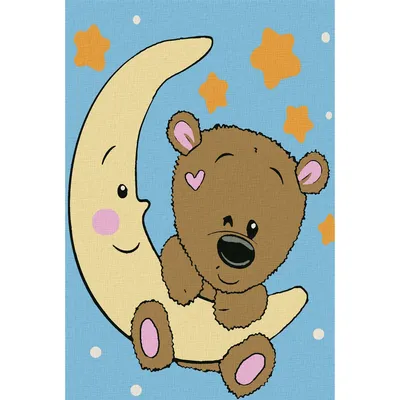 Милый медвежонок на дереве, держится…» — создано в Шедевруме