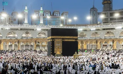 Kaaba в Мекке редакционное стоковое изображение. изображение насчитывающей  исламско - 56942224