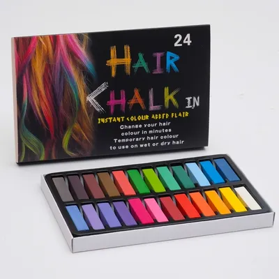Мелки для волос, 6 цветов - купить в интернет-магазине Улыбка радуги