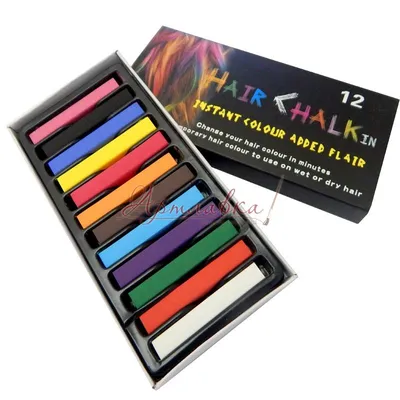 Мелки для волос Color Power, 12 цветов (7709505) - Купить по цене от 201.00  руб. | Интернет магазин SIMA-LAND.RU