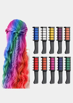 Косметика мелки для волос, набор 12 цветов 357-12 A-Toys купить - отзывы,  цена, бонусы в магазине товаров для творчества и игрушек МаМаЗин