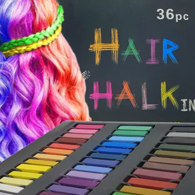 Мелки для волос Hair Chalk 24 шт. оптом из Китая