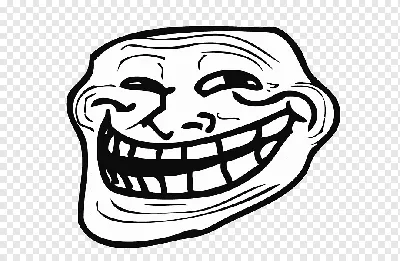 Rage comic Интернет-мем Trollface, бесплатные гайки с пряжкой, комиксы,  белый, лицо png | Klipartz