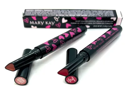 MARY KAY HEART-SHAPED LIPSTICK~YOU CHOOSE~COURAGEOUS PINK OR NATURAL  CONFIDENCE! | eBay