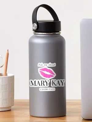 Ask me about Mary Kay cosmetics\" Sticker for Sale by Linda La Guardia |  Redbubble
