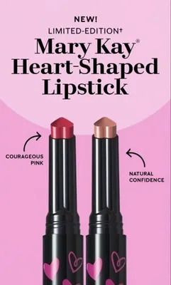 MARY KAY HEART-SHAPED LIPSTICK~ COURAGEOUS PINK | eBay