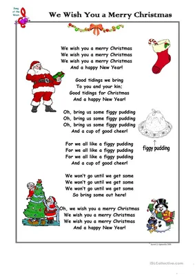 Счастливого Рождества | we wish you a merry christmas | песни для детей  рождественские - YouTube