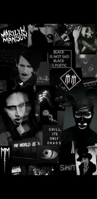 Marilyn Manson aesthetic wallpaper♤ | Мэрилин мэнсон, Рок плакаты, Мэрилин