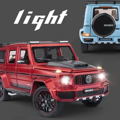 1:24 Mercedes Benz Brabus G800 Alloy Car Model Diecast Car Sound Light Car  Lovers Collection Kids Birthday Gift Metal Boys Toys - AliExpress