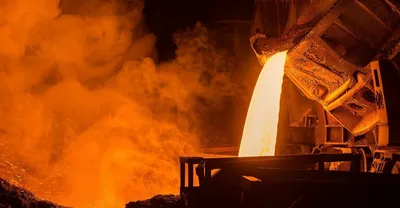 промышленная металлургия стоковое фото. изображение насчитывающей плавильня  - 2295282