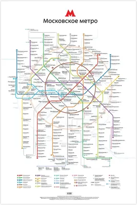 Схема московского метро Ильи Бирмана