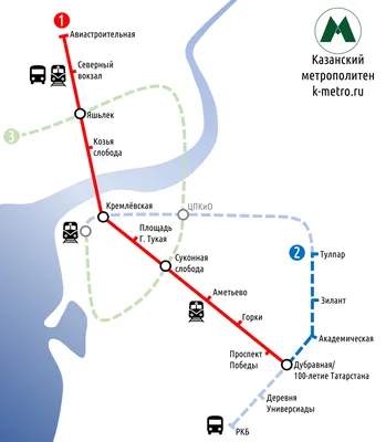 Схема линий Московского метро 3.0