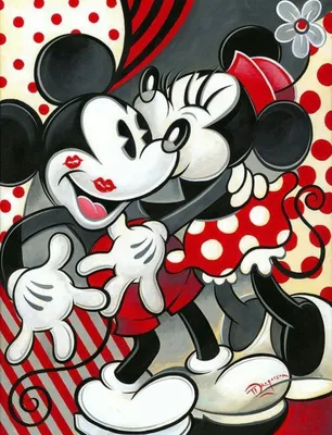 Drawing | Мини Маус/ Minnie Mouse | Art and Contemporary Art for sale  painters, paintings,portraits, paper, oils, sculptures, collection,  colourists, contemporary, Abstract, auction, dealer, drawings, european,  exhibitions, galleries, graphics 0