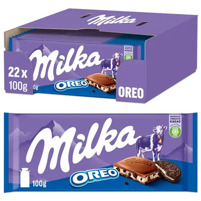 MILKA Chocolate Oreo x 22 Bars 100g---Free Shipping--- | eBay