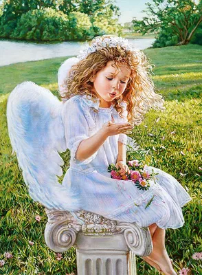 акварельник милые ангелы иллюстрация вектора. иллюстрации насчитывающей  девушка - 274610300