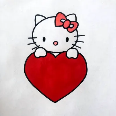 Милые котята с сердечком доброе …» — создано в Шедевруме