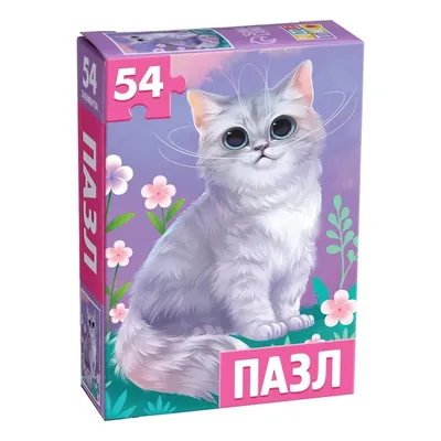 Купить картину алмазная мозаика на подрамнике «Милый котик» 40x30 см -  gamestil.ru