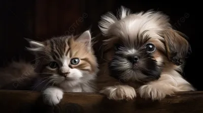 Картина для интерьера котенок и хомяк, милые котята в детскую, кошки 20х30  - купить по низкой цене в интернет-магазине OZON (911763330)