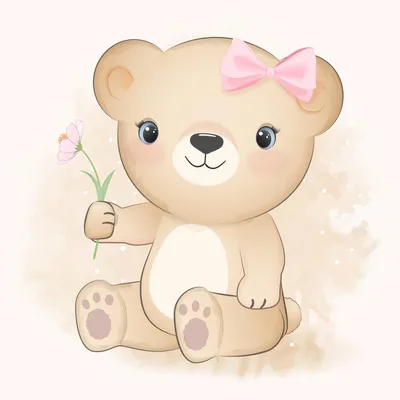Комплект милых медведей иллюстрация вектора. иллюстрации насчитывающей  утеха - 108208248