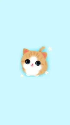 Картинки по запросу Кавайные и милые и мимимишные картинки | Iphone  wallpaper cat, Wallpaper iphone cute, Animal wallpaper
