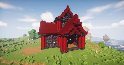 Постройка «Необычный дом» для Майнкрафт андроид