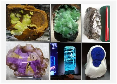 Коллекция минералов и разновидностей (20 образцов, состав №5) в деревянной  коробке, цена - 5980 руб