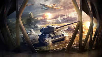 Скачать обои World of Tanks, Мир Танков, Wargaming Net, Средние Танки, Type  61, STB-1, WoTB, Blitz, раздел игры в разрешении 1920x1080