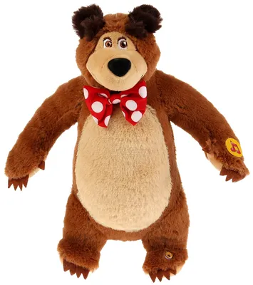 Мягкая игрушка Мишка, 28 см., \"Маша и Медведь\", мульти-пульти — купить по  низкой цене на Яндекс Маркете