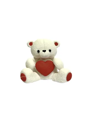 Teddy bear with a heart. Мишка с сердечком. PNG.