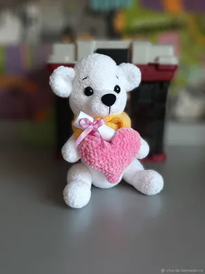 Мишка с сердечком - Доставкой цветов в Москве! 51701 товаров! Цены от 487  руб. Цветы Тут