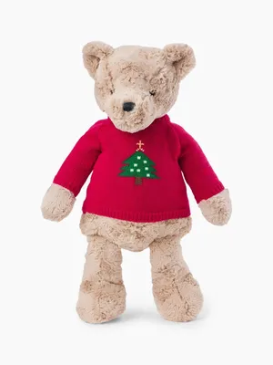 Мягкая игрушка медвежонок Тедди (Teddy bear), мягкий плюшевый Мишка Тедди,  цвет СЕРЫЙ 75 СМ