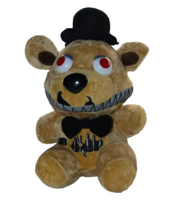 Игрушка мягкая аниматроник Мишка Фредди ФНАФ Five Nights FNAF Freddy, 18  см. Брелок. - купить с доставкой по выгодным ценам в интернет-магазине OZON  (663958235)