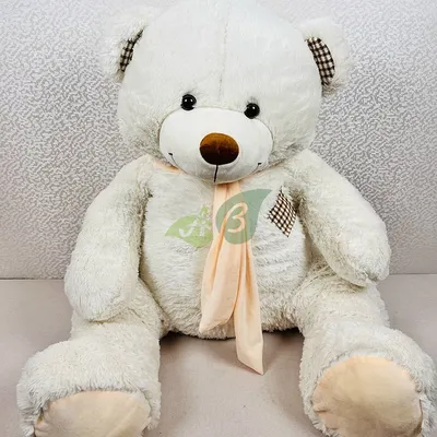 Медведь плюшевый большой игрушка подарок белый, артикул: 333075893, с  доставкой в город Новосибирск