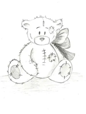 Рисунок медведя для срисовки 23 февраля (19 шт)