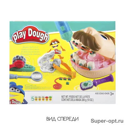 Play Doh - Набор стоматолога \"Мистер Зубастик Халк\" - smolteddy.ru