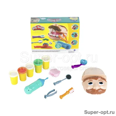 Игровой набор стоматолог для лепки с пластилином \"Мистер Зубастик\" - купить  с доставкой по выгодным ценам в интернет-магазине OZON (552381974)