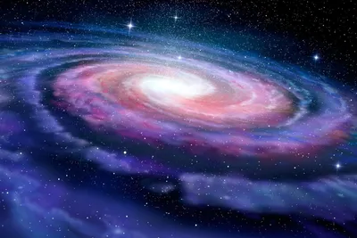 Реалистичная картинка, Млечный путь, …» — создано в Шедевруме